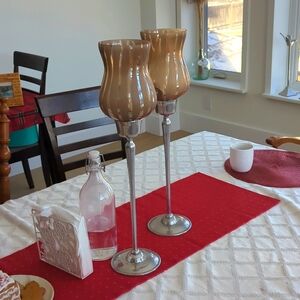 Candle Holders Pair